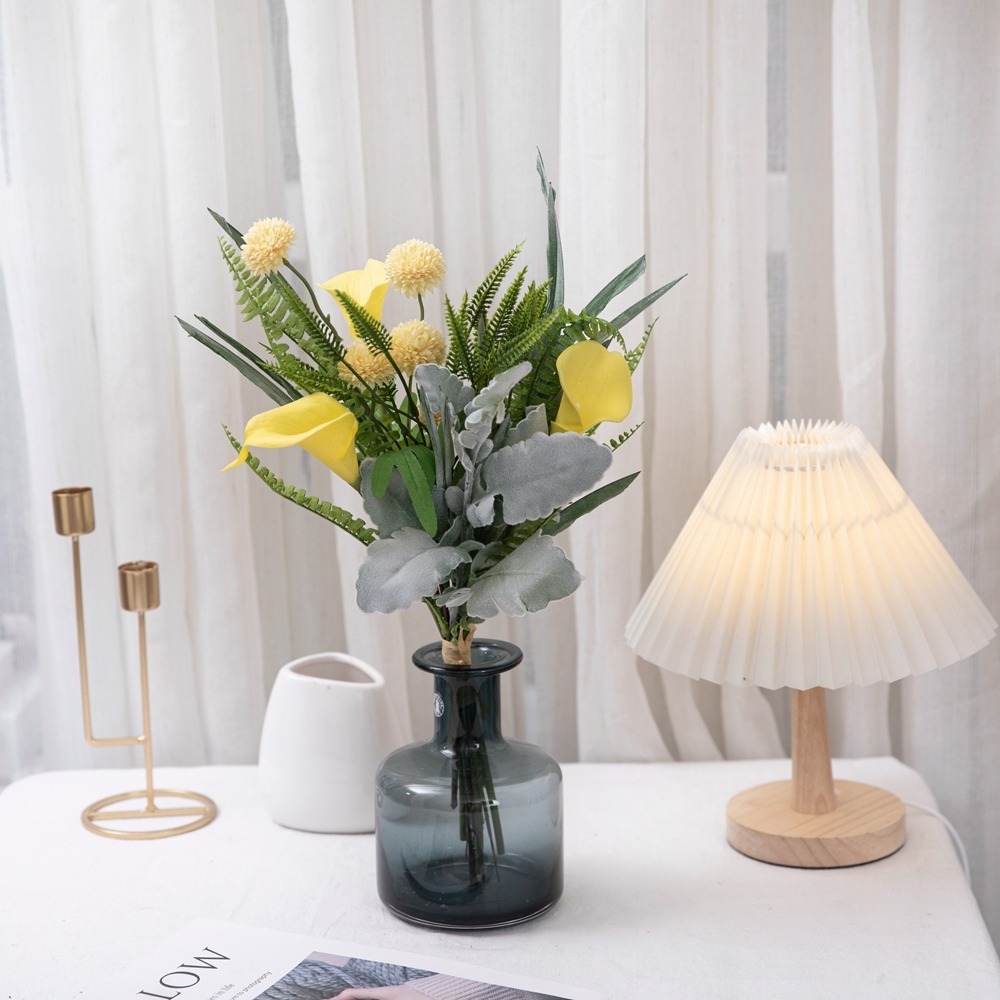 CF01145 Artificial Calla Lily Dandelion Bouquet New Design Decorative Flowers and Plants