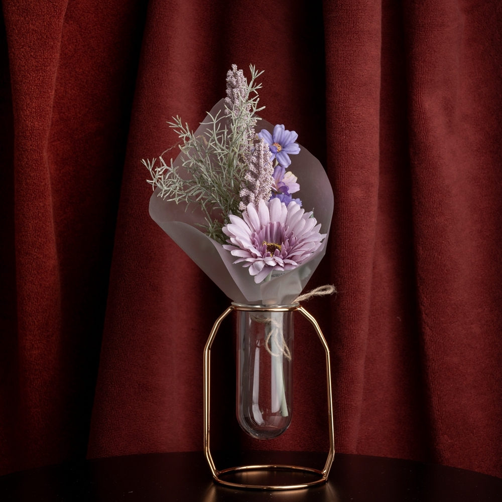 CF01097 artificial Artificial Gerbera Handle Bunch Bridal Hand Bouquet Wedding Party Home Hotel Decoration
