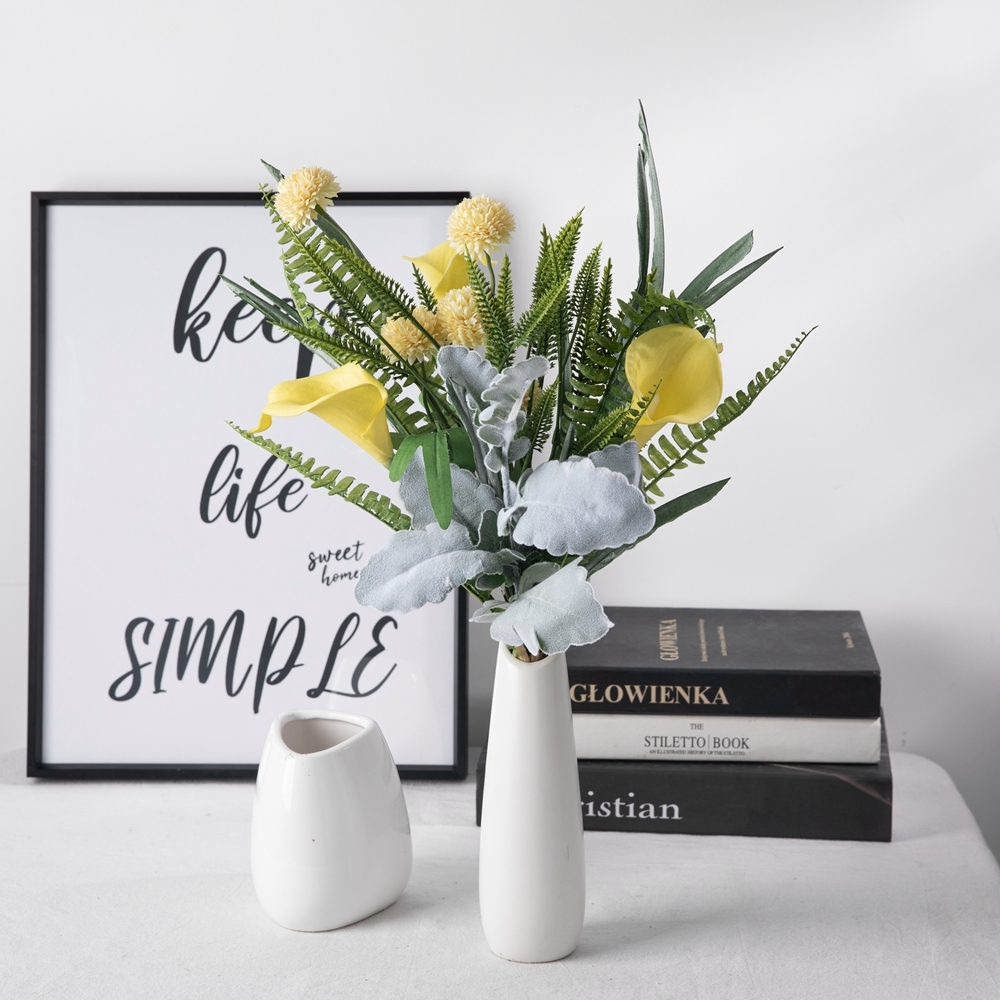 CF01145 Artificial Calla Lily Dandelion Bouquet New Design Decorative Flowers and Plants