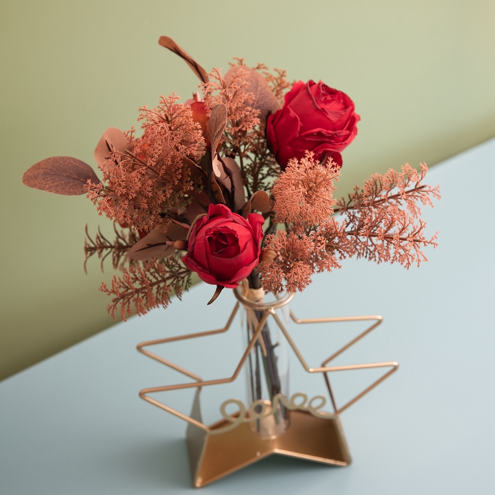 CF01102 Artificial Rose Hydrangea Bouquet Popular Wedding Decoration Bridal Bouquet