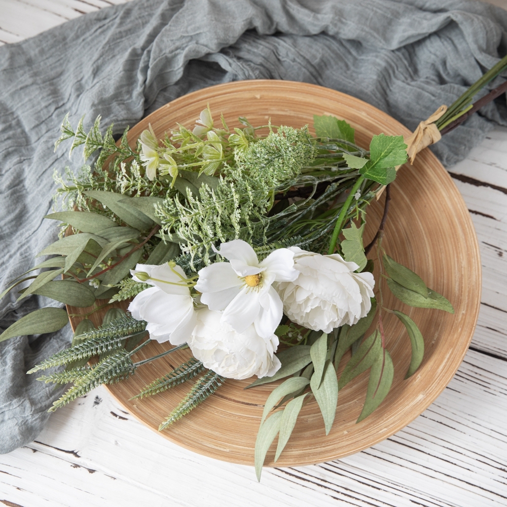 CF01143 Artificial Lotus Cosmos Bouquet New Design Decorative Flowers and Plants