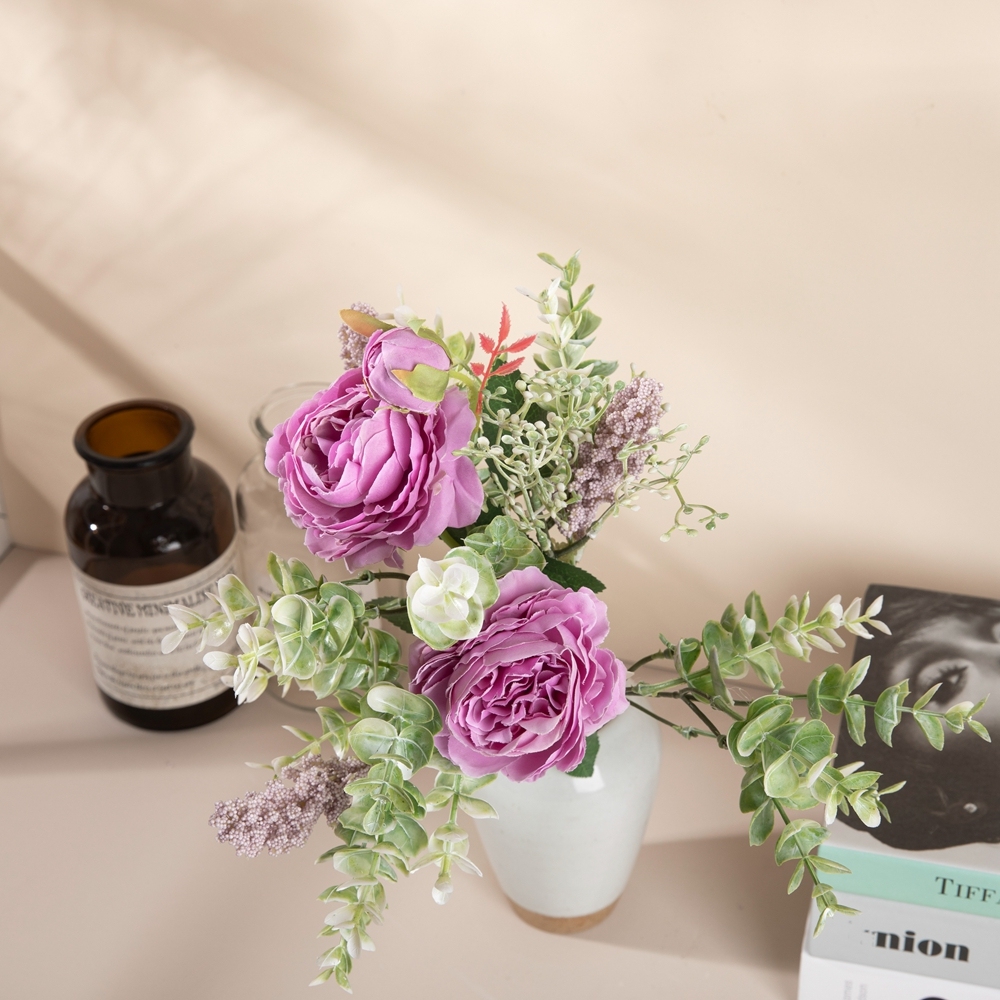 CF01116 Artificial Peony Bouquet New Design Bridal Bouquet Garden Wedding Decoration