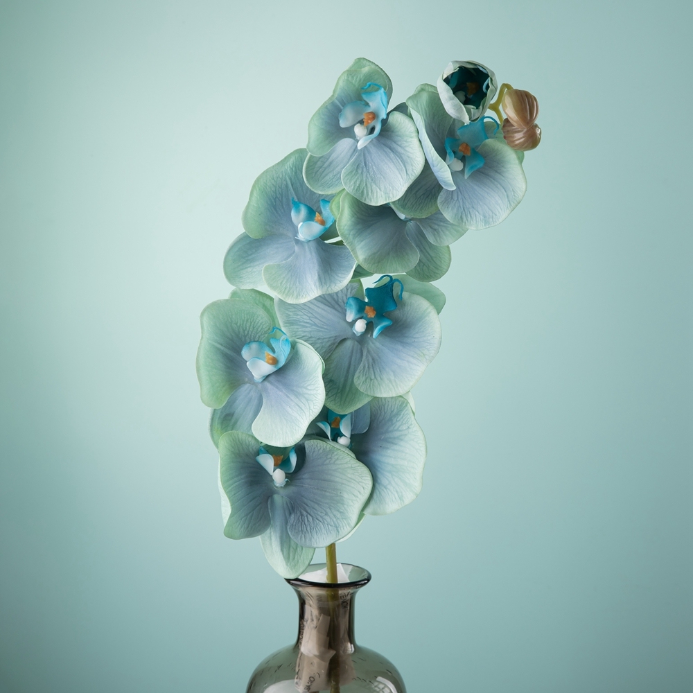MW18902 Home Supermarket Artificial Flower White Orchid For Christmas Decoration