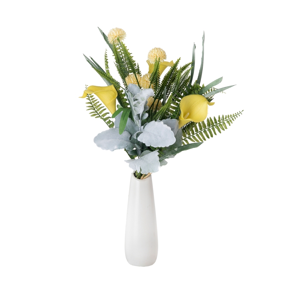 CF01145 Artificial Calla Lily Dandelion Bouquet New Design Decorative Flowers and Plants