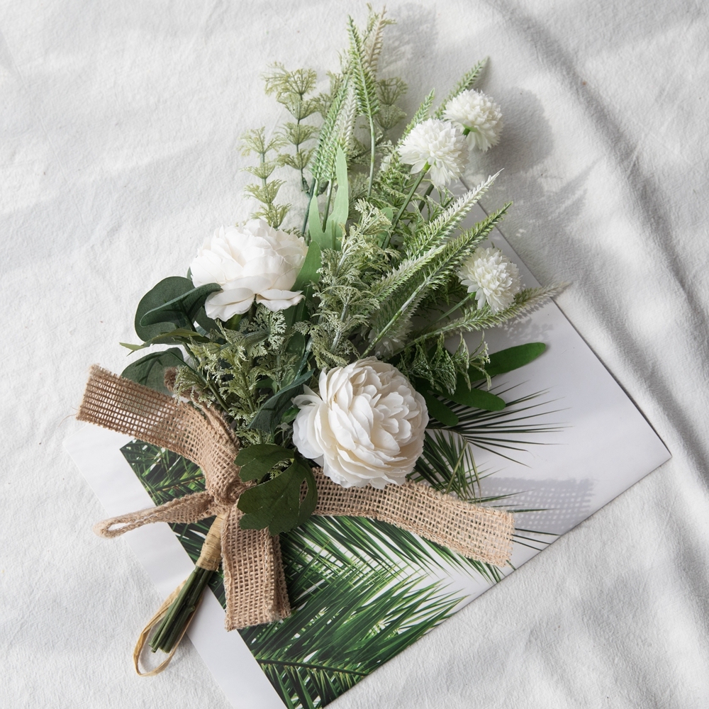 CF01132 Artificial Rose Dandelion Wall Hanging New Design Flower Wall Backdrop Festive Decorations