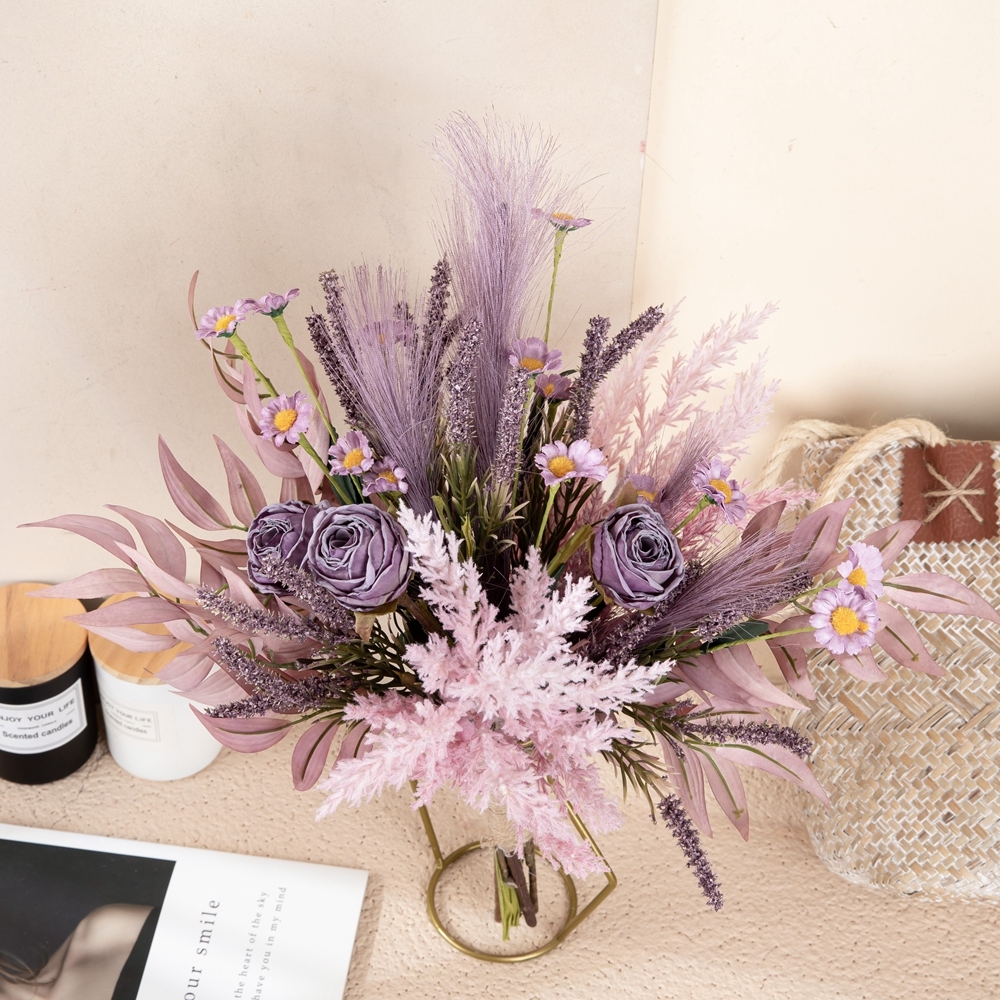 CF01170 Artificial Rose Daisy Bouquet New Design Valentine's Day gift Bridal Bouquet