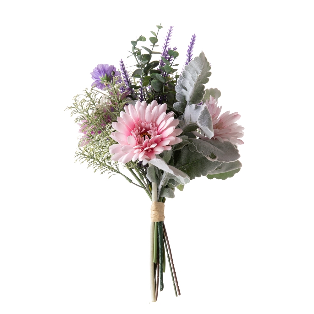 CF01156 Artificial Gerbera Bouquet New Design Garden Wedding Decoration Silk Flowers