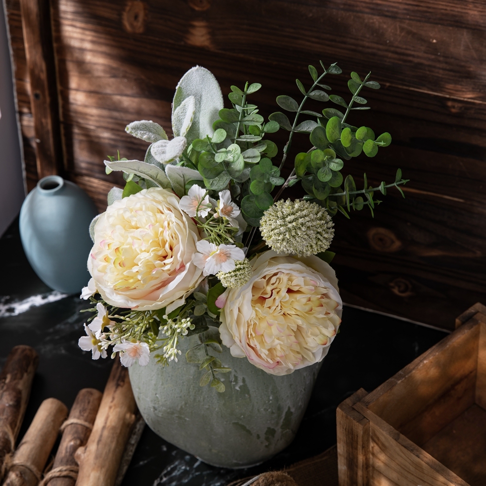 CF01177 Artificial Peony Bouquet New Design Valentine's Day gift Bridal Bouquet Party Decoration