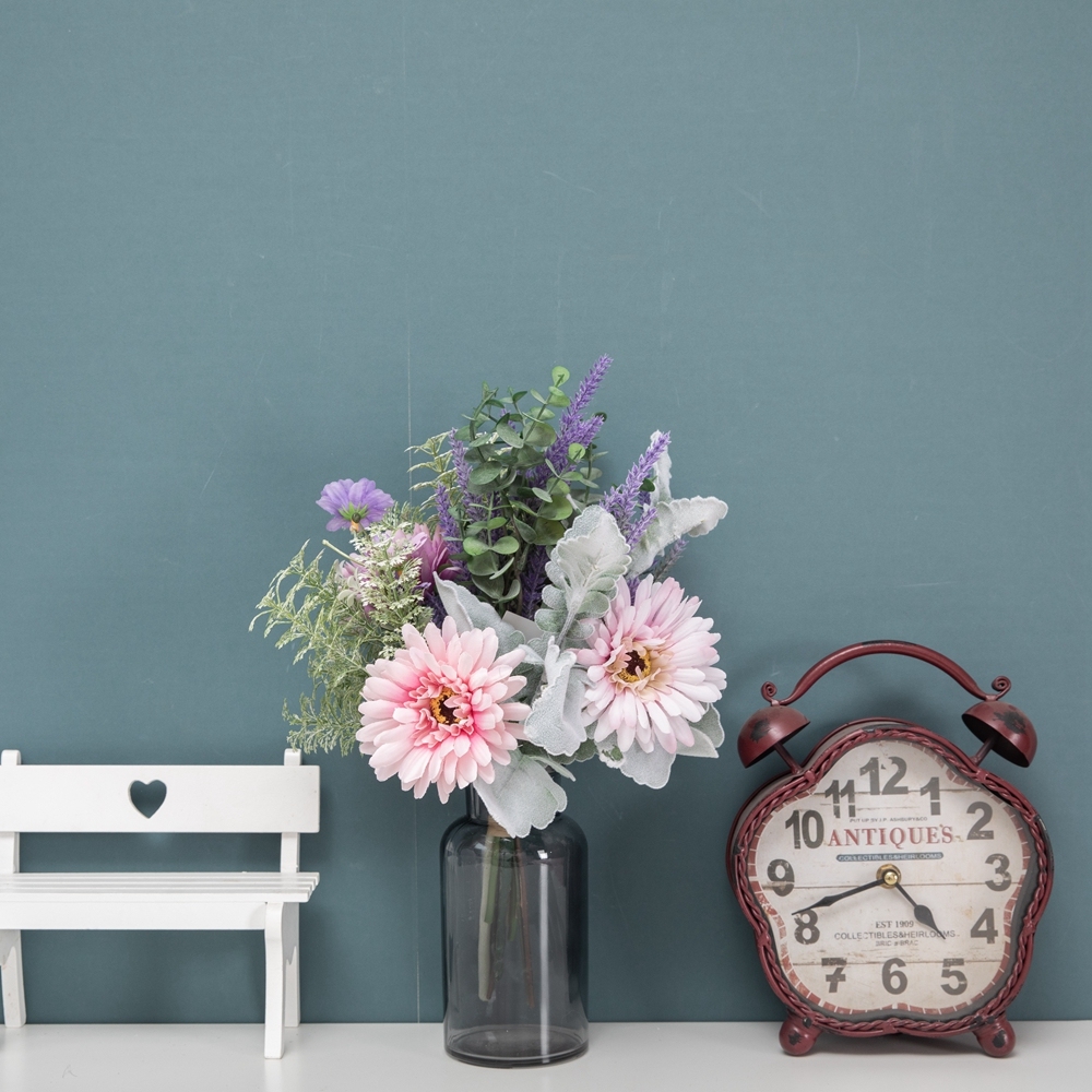 CF01156 Artificial Gerbera Bouquet New Design Garden Wedding Decoration Silk Flowers