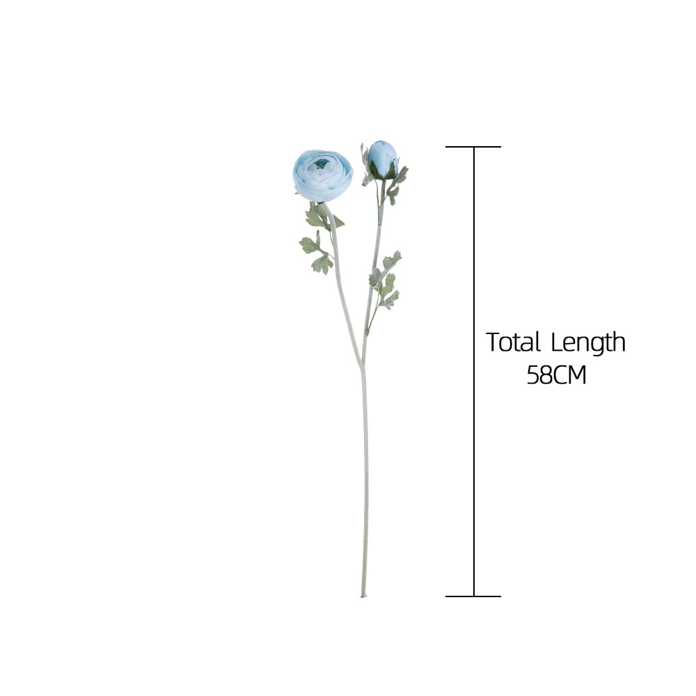 New Flower Ranunculus weeding Silk Artificial for table decoration GF15636