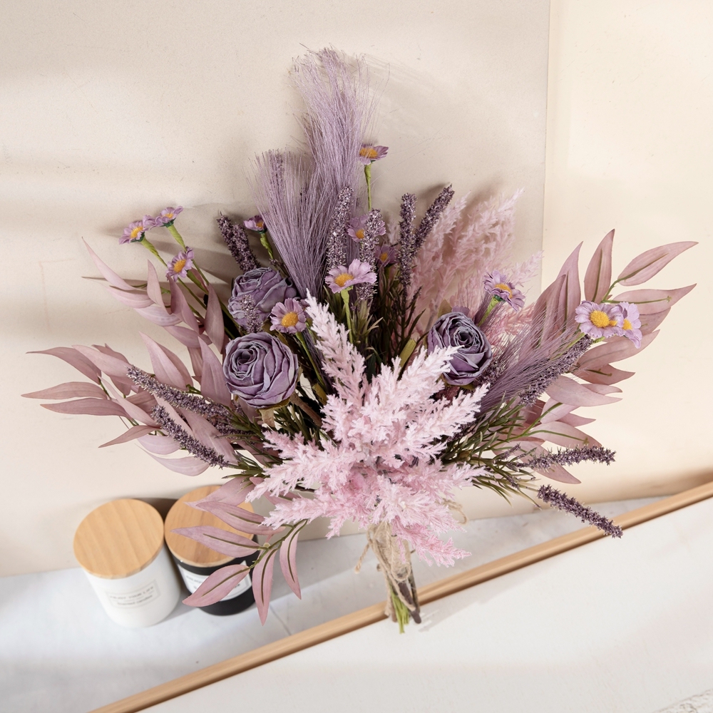 CF01170 Artificial Rose Daisy Bouquet New Design Valentine's Day gift Bridal Bouquet