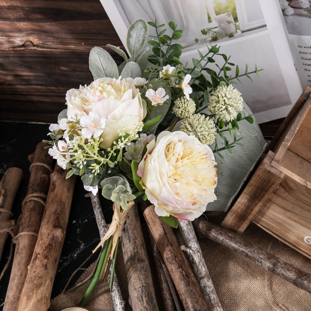 CF01177 Artificial Peony Bouquet New Design Valentine's Day gift Bridal Bouquet Party Decoration