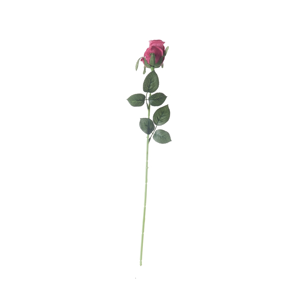 MW01504 Hot Sale Artificial Flower PU Material Rose Stem H: 43 centimeter For Decorative Flowers and Plants