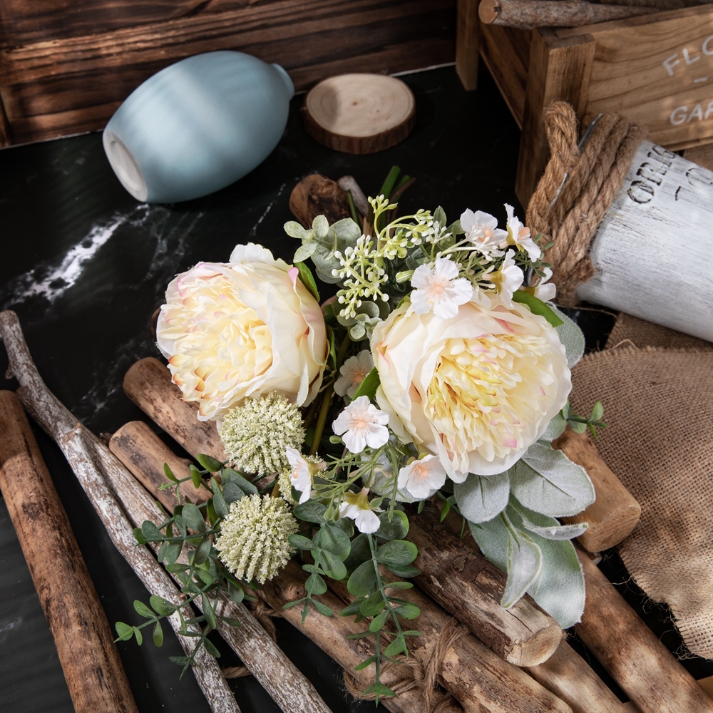 CF01177 Artificial Peony Bouquet New Design Valentine's Day gift Bridal Bouquet Party Decoration