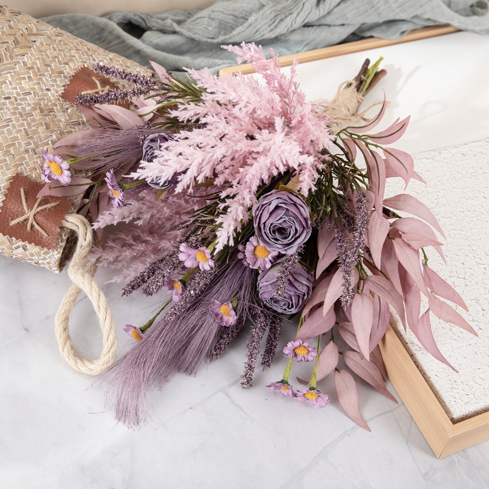 CF01170 Artificial Rose Daisy Bouquet New Design Valentine's Day gift Bridal Bouquet