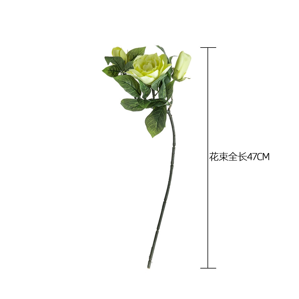 GF15265A Wholesale Artificial Flower Artificial Silk Cream Cape Jasmine For Christmas Picks