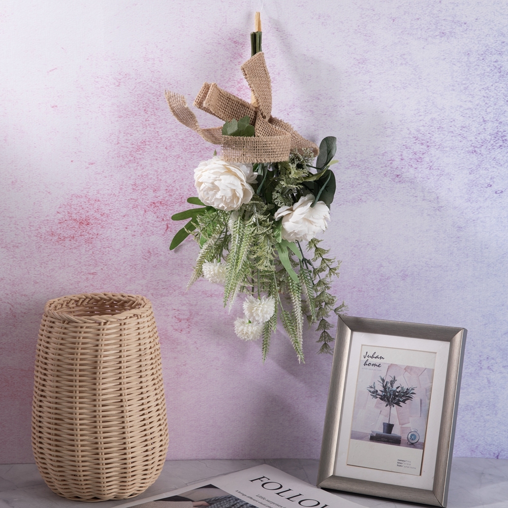 CF01132 Artificial Rose Dandelion Wall Hanging New Design Flower Wall Backdrop Festive Decorations
