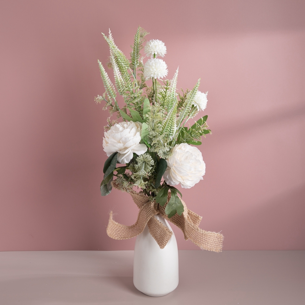 CF01132 Artificial Rose Dandelion Wall Hanging New Design Flower Wall Backdrop Festive Decorations