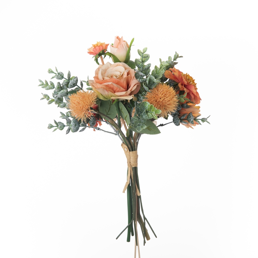 CF01101 Artificial Rose Dandelion Gerbera Hydrangea Bouquet New Design Decorative Flowers and Plants
