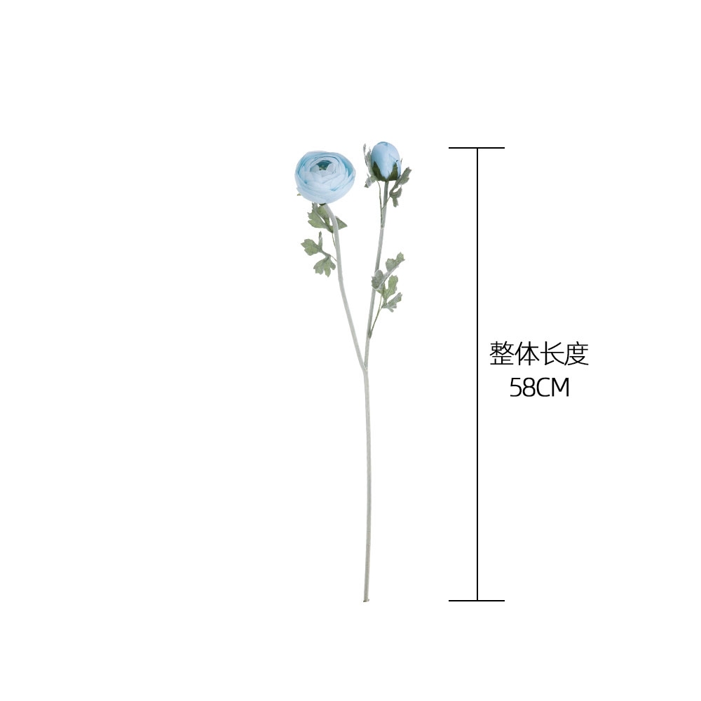 New Flower Ranunculus weeding Silk Artificial for table decoration GF15636