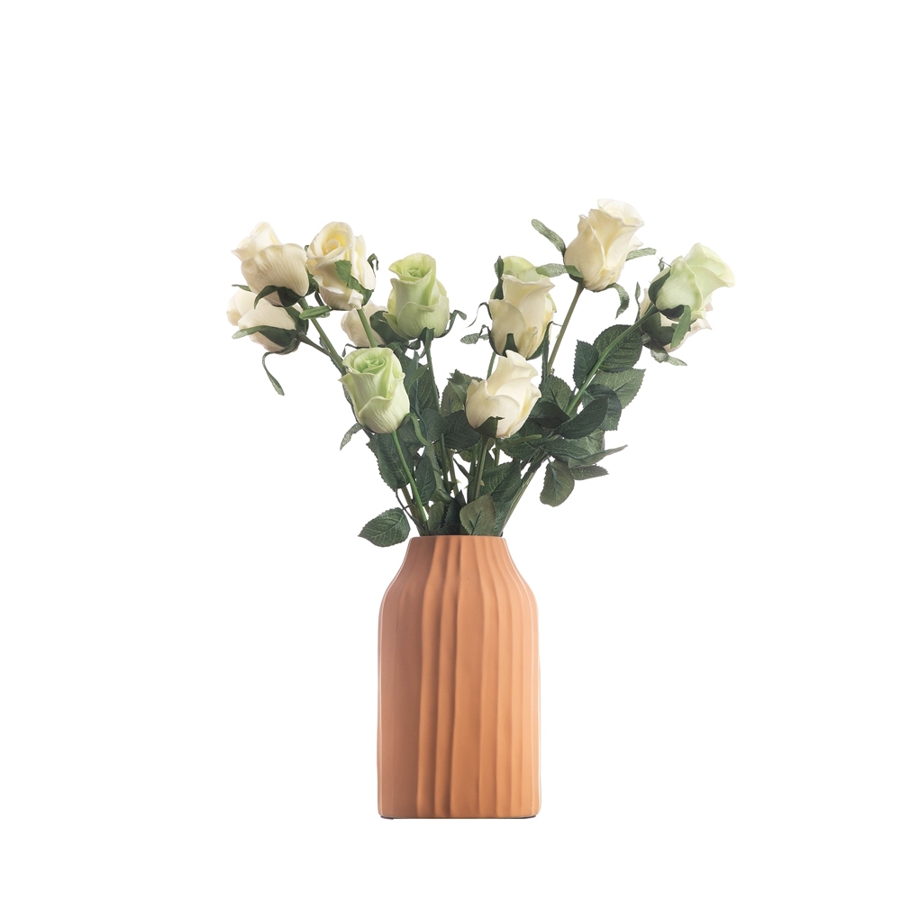MW01504 Hot Sale Artificial Flower PU Material Rose Stem H: 43 centimeter For Decorative Flowers and Plants