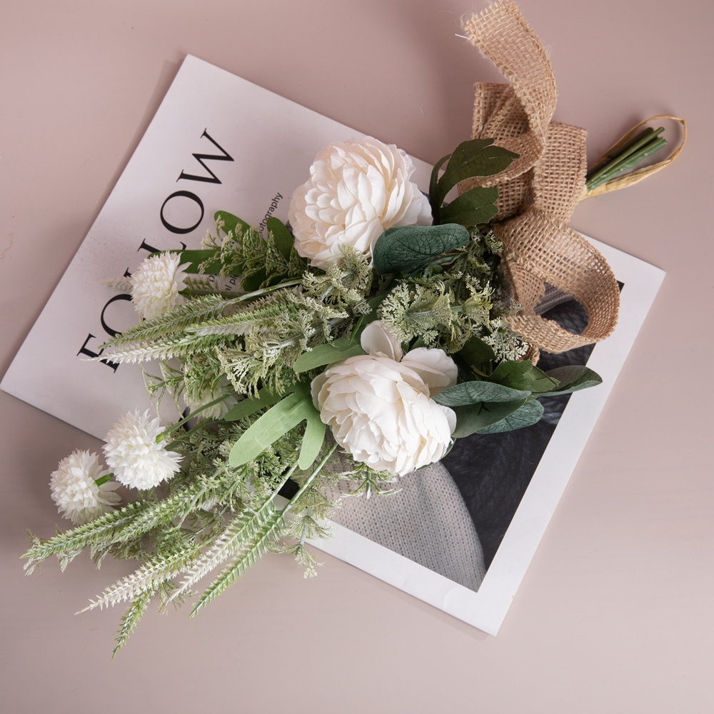 CF01132 Artificial Rose Dandelion Wall Hanging New Design Flower Wall Backdrop Festive Decorations