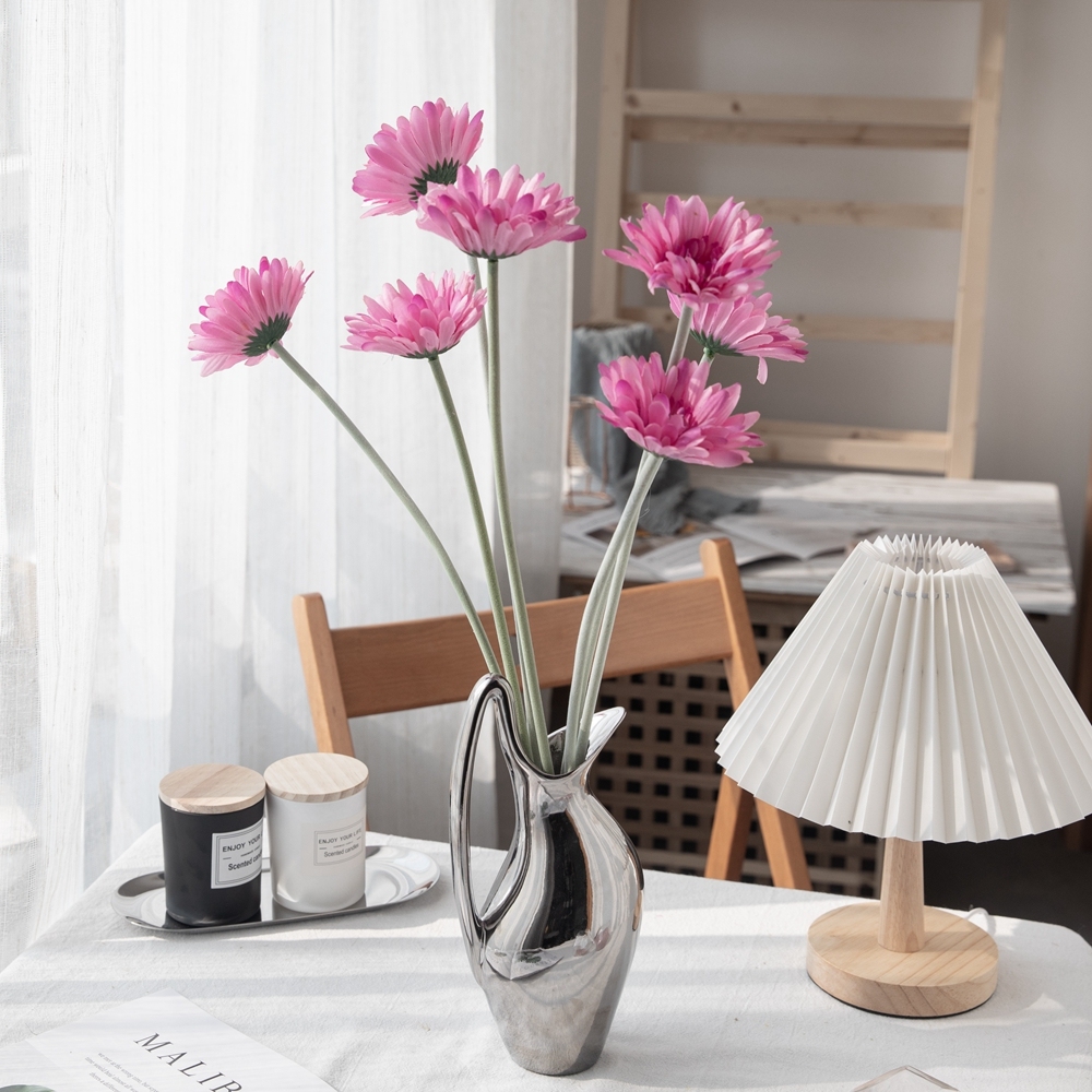 GF10004 silk Polychromatic fall Gerbera artificial flower for home decoration