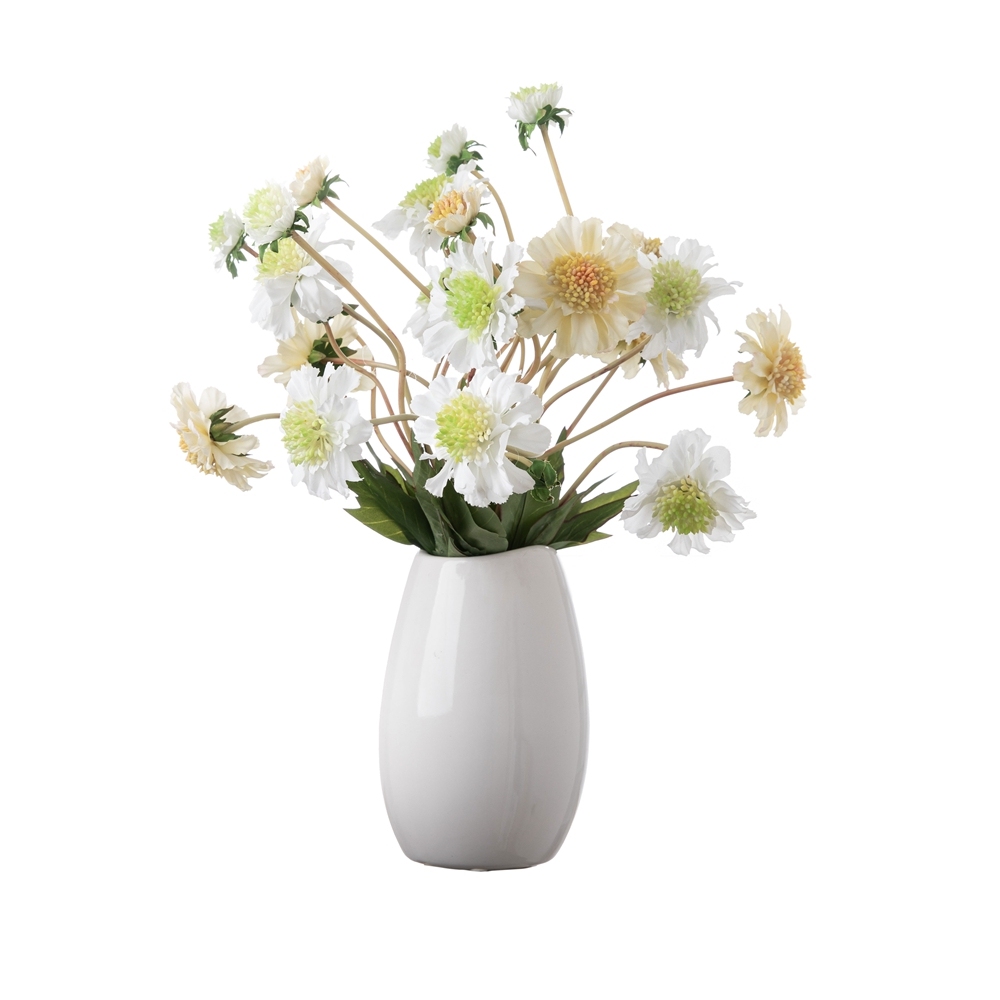 MW35423 Realistic Artificial Orchid Latex Flower 4 Branches Artificial Flower With SIngle Stem For Wedding Decoration