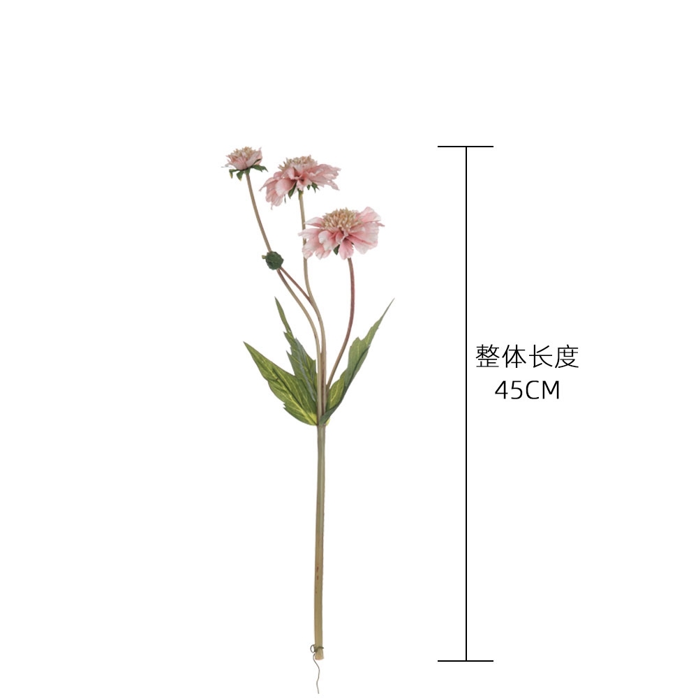 MW35423 Realistic Artificial Orchid Latex Flower 4 Branches Artificial Flower With SIngle Stem For Wedding Decoration