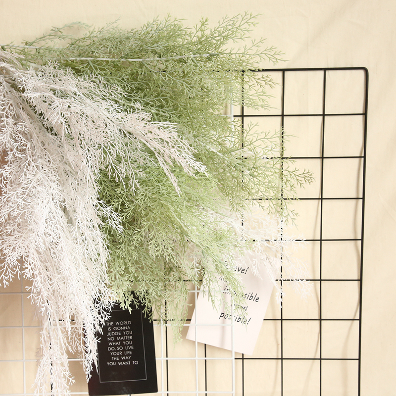 MW53463 New Design Artificial Rime Flower Plant Plastic Material For Wedding Decoration