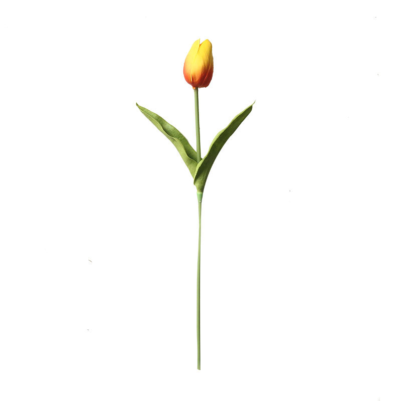 MW08081 tulips artificial real touch flower wholesale pu artificial tulip flowers with led light artificial plants tulip