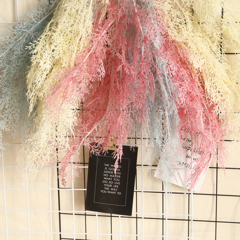 MW53463 New Design Artificial Rime Flower Plant Plastic Material For Wedding Decoration