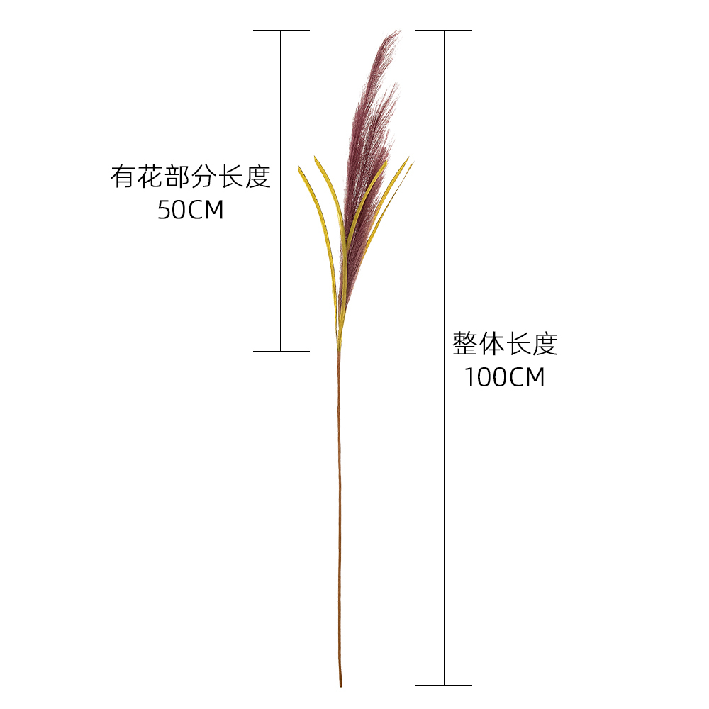 MW09916 Realistic Multifunctional Artificial Silk pampas spray artificial stamen For Party Decoration