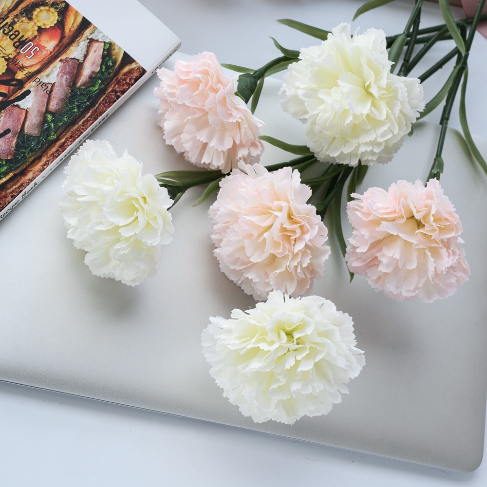 MW66770 Artificial Flower Carnation Hot Selling Wedding Decoration Mother's Day gift
