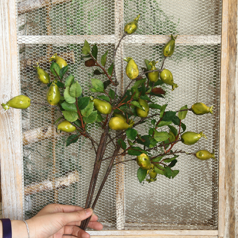 GFT178 Popular Artificial Flower Branch Artificial Foam Berry Fruit For Festive Decorations