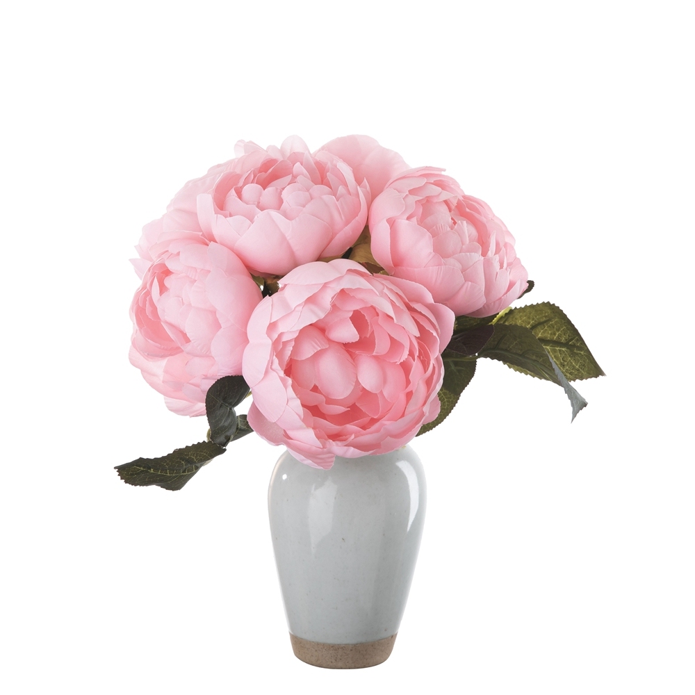 MW12001 Cheap Artificial Flower Bouquet Artificial Flower Pinking Rose Flower Arrangement For Bridal Bouquet
