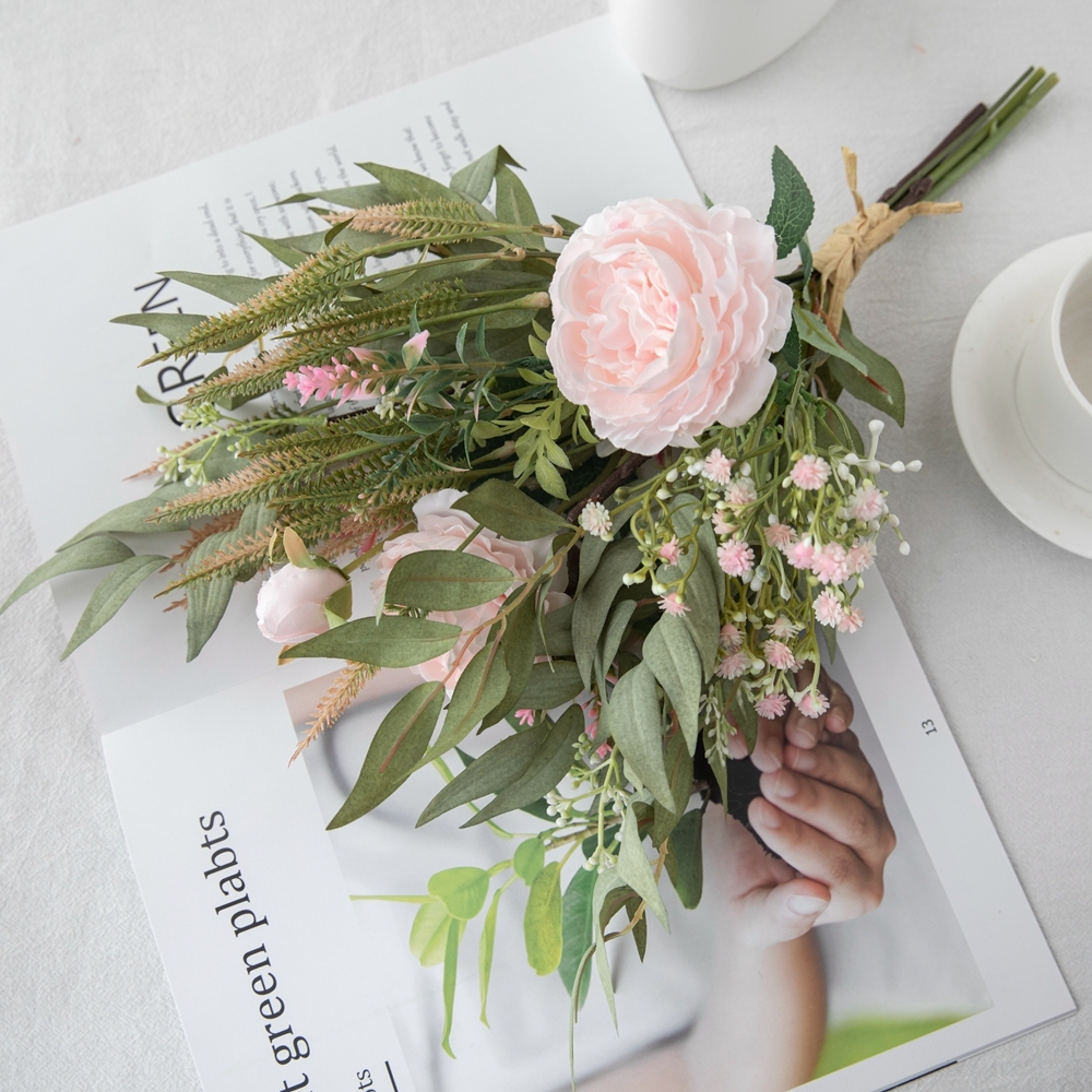 CF01133 Artificial Rose Bouquet New Design Garden Wedding Decoration Bridal Bouquet