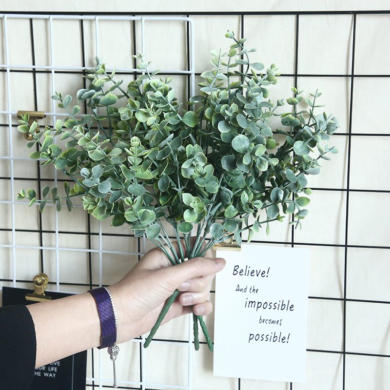 MW56003 New Design Artificial Flower Plant Eucalyptus Plant Silver Dollar wedding Leaves For Wedding Supplies
