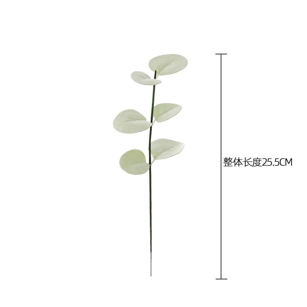 MW09919 Springtime New Style PE Artificial Flower Eucalyptus Leaf Bunch for Home Decoration Wedding Decoration