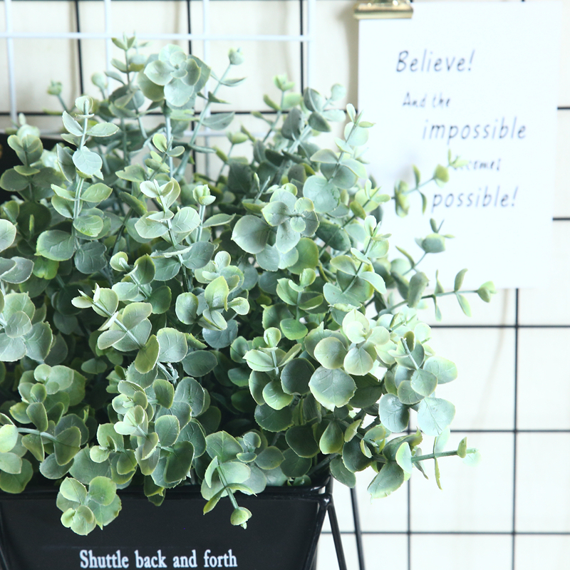 MW56003 New Design Artificial Flower Plant Eucalyptus Plant Silver Dollar wedding Leaves For Wedding Supplies