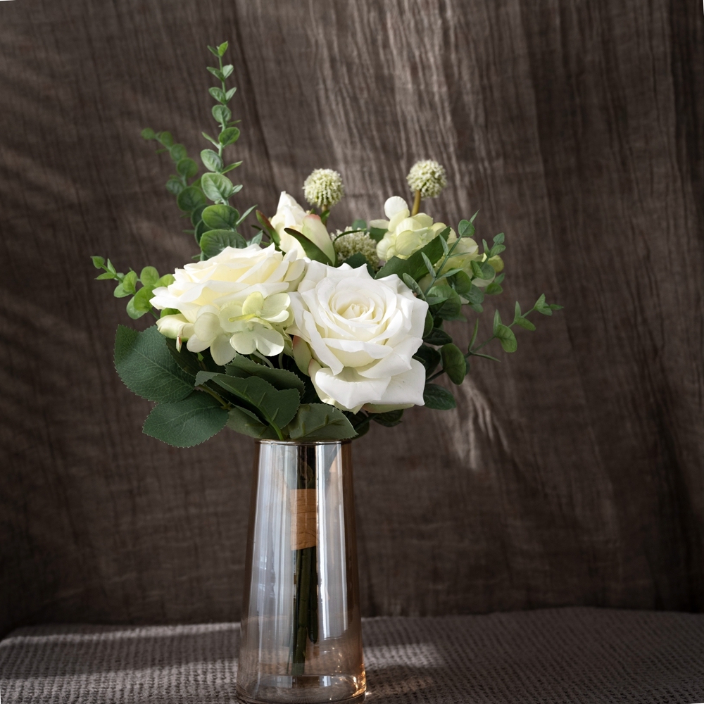 CF01048 Artificial Rose Bouquet New Design Bridal Bouquet Garden Wedding Decoration