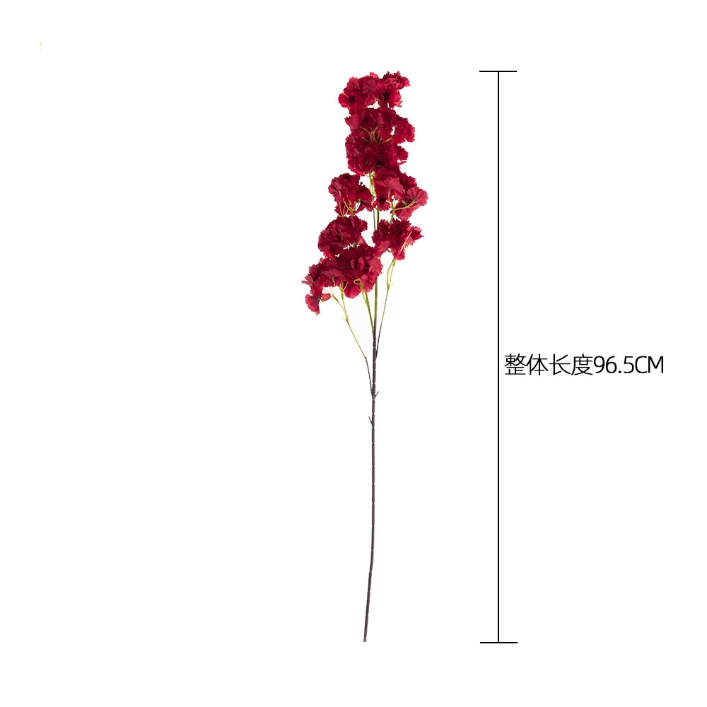MW06740 Popular Artificial Flower White Fabric Cherry Blossom For Party Decoration