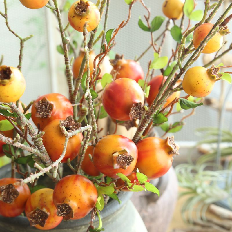 MW10884 New Design Artificial Flower Berry Fruit Pomegranate Made by Foam For Wedding Supplies