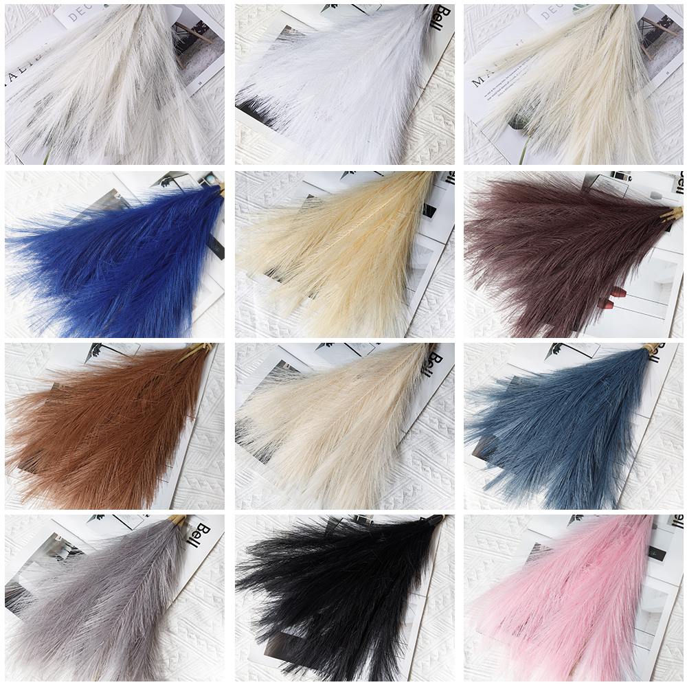MW61215 Artificial Flower Segmented Assembly Pampas Grass New Design Decorative Flowers and Plants