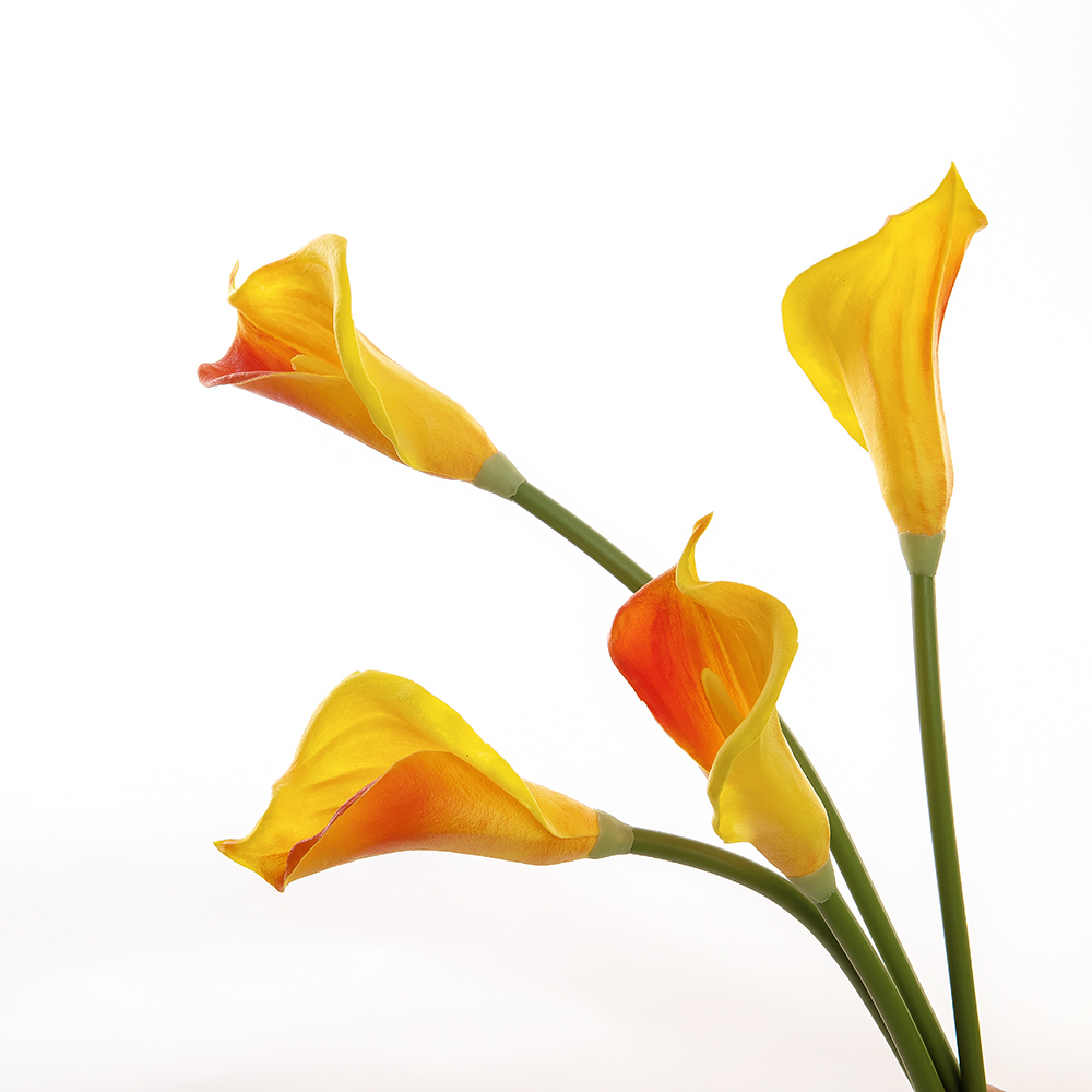 MW01505 real touch calla lilies wholesale calla for wedding home decoration faking calla lily