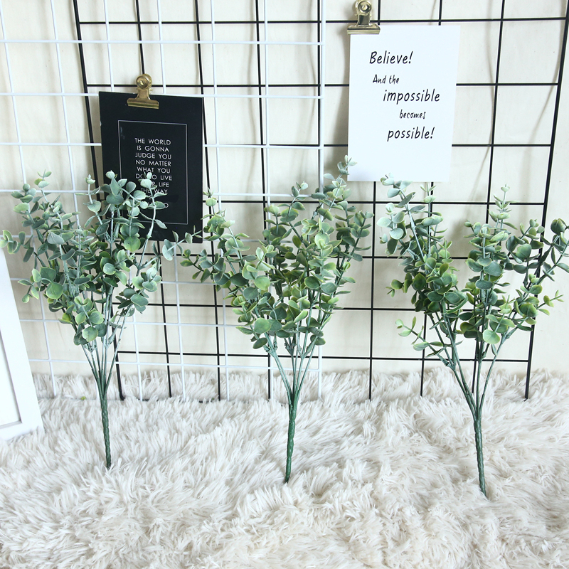 MW56003 New Design Artificial Flower Plant Eucalyptus Plant Silver Dollar wedding Leaves For Wedding Supplies