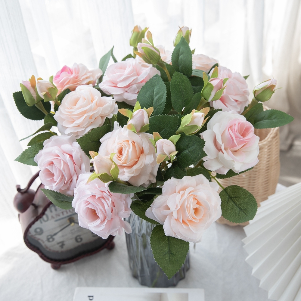 MW51011 Artificial Flower Rose New Design Silk Flowers Wedding Decoration Valentine's Day gift