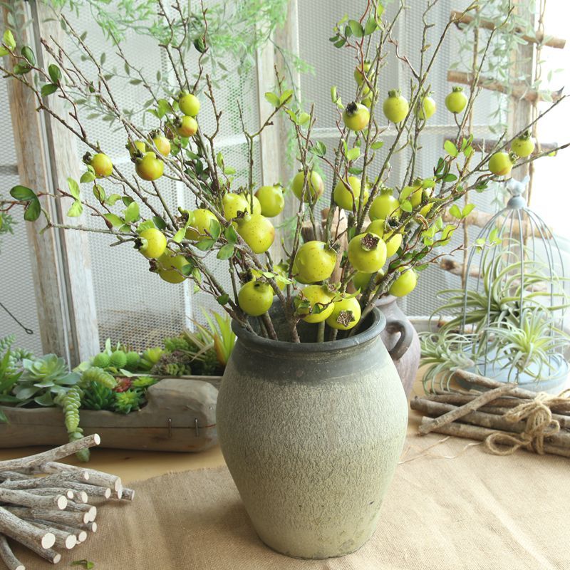 MW10884 New Design Artificial Flower Berry Fruit Pomegranate Made by Foam For Wedding Supplies