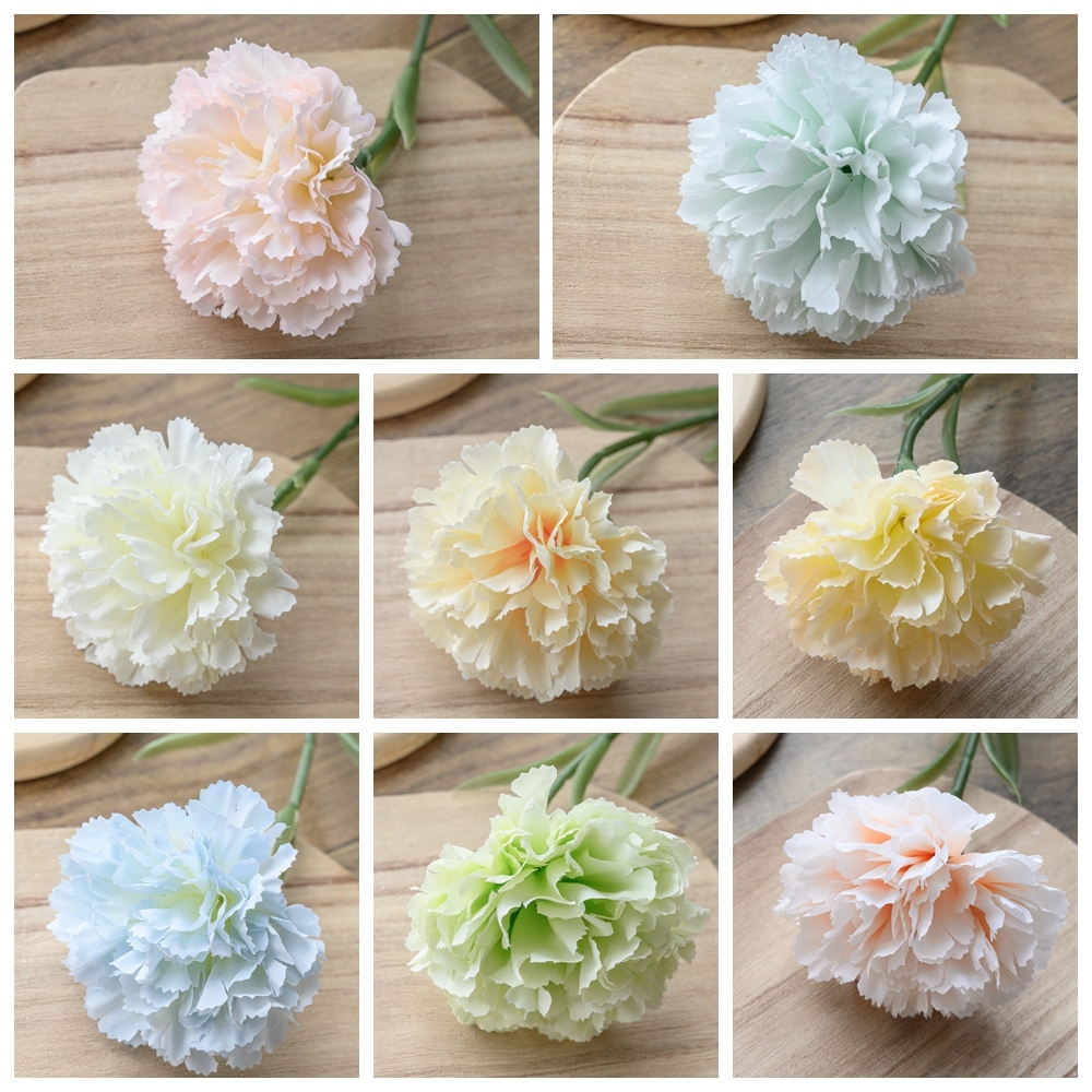 MW66770 Artificial Flower Carnation Hot Selling Wedding Decoration Mother's Day gift