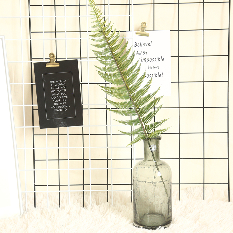 MW45555 Popular Real Touch Green Artificial Plastic Scutellaria Palming Tree Leaves Faux Plant For Christmas Decoration